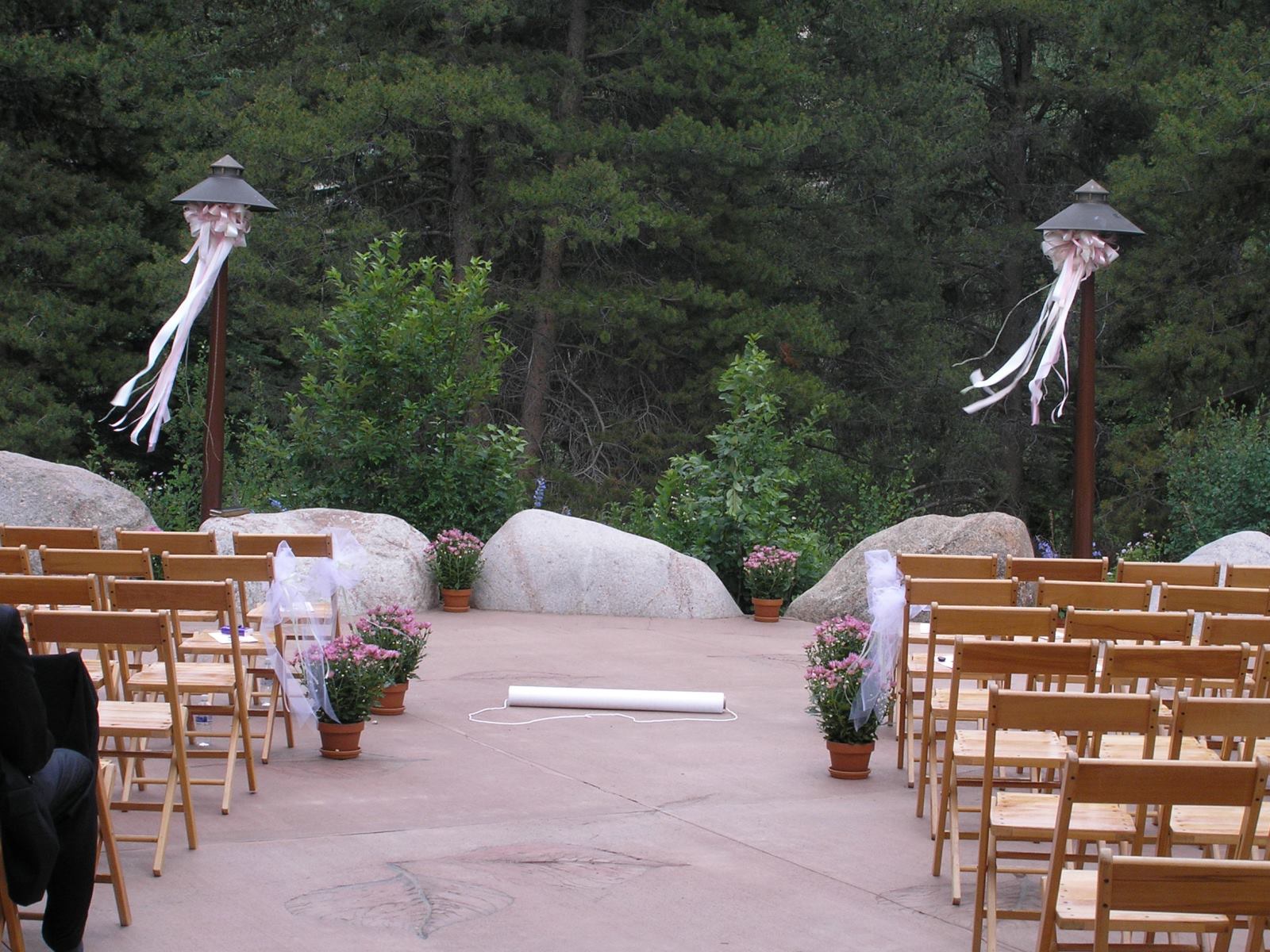 wedding ceremony decor - Colorado