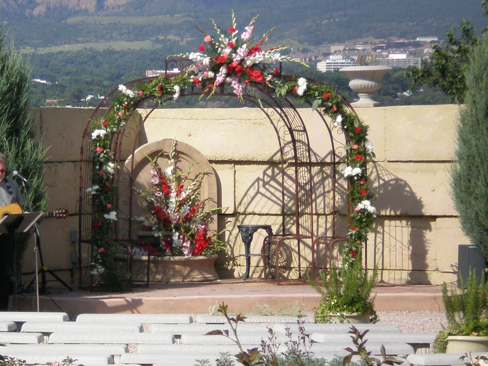 hillside garden  - Wedding Colorado